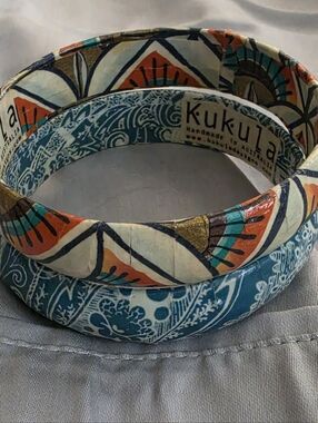 Kukula Cuff Bracelet Paper Mache Bangles Australia Jewelry Designer 